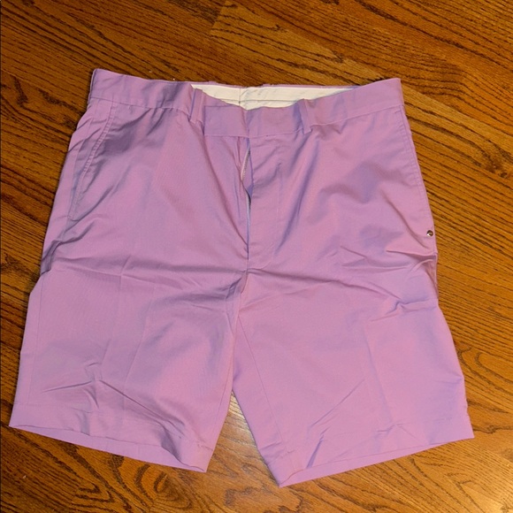 RLX Ralph Lauren Purple Flat Front Men's Shorts - Picture 1 of 4